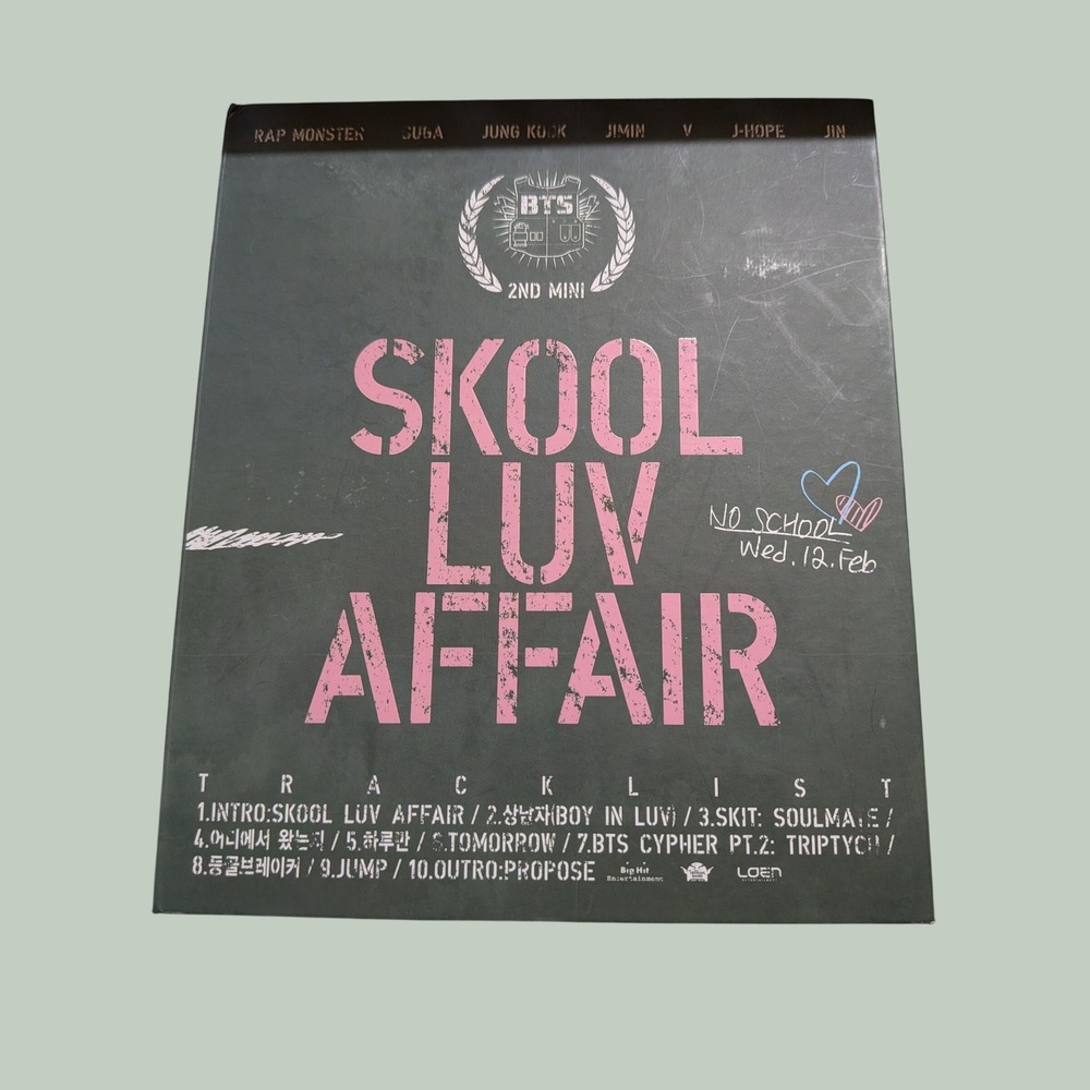 BTS Skool Luv Affair 2nd Mini Album CD 2014 Big Hit Loen Entertainment K-Pop